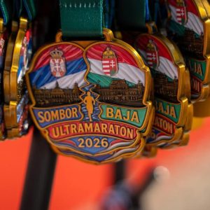 Ultramaraton Sombor Baja 2026 medalja
